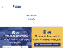 Tablet Screenshot of latorreinsurance.com